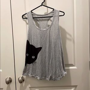 Light gray athletic tank